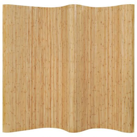 Room Divider Bamboo 250x165 cm Natural