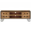 TV Cabinet with Drawers 120x30x40 cm Solid Mango Wood