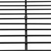 Bed Frame Black Metal Double Size