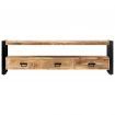 TV Cabinet 150x30x45 cm Solid Mango Wood