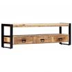 TV Cabinet 150x30x45 cm Solid Mango Wood