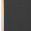 3-Panel Room Divider Grey 120x170x4 cm Fabric