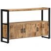 Side Cabinet 120x30x75 cm Solid Mango Wood