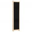 4-Panel Room Divider Black 160x170x4 cm Fabric