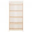 Wardrobe White 79x40x170 cm Fabric