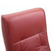 Massage Chair Wine Red Faux Leather