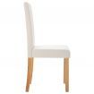 Dining Chairs 4 pcs Cream Faux Leather