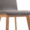 Dining Chairs 4 pcs Taupe Fabric