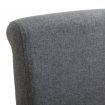 Dining Chairs 2 pcs Grey Fabric