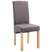 Dining Chairs 4 pcs Taupe Fabric