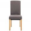 Dining Chairs 4 pcs Taupe Fabric