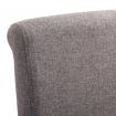 Dining Chairs 4 pcs Taupe Fabric