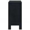 Bar Table with Shelf Black 110x50x103 cm