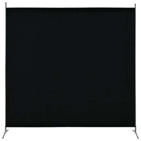 280266 1 Panel Room Divider Black 175x180 cm