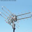 Outdoor Remote Controlled Rotating UHF & VHF TV Antenna Aerial