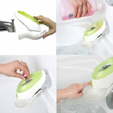 Boon Flo Water Deflector Protective Faucet Tap Cover With Bubble