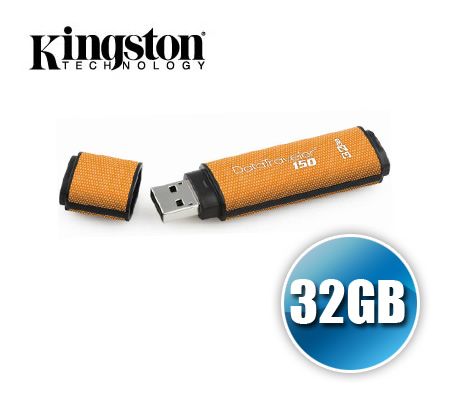 Kingston 32GB DataTraveler 150 USB 2.0 Flash Memory Drive -Orange
