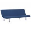 Sofa Bed Blue Polyester