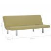 Sofa Bed Green Polyester