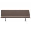 Sofa Bed Taupe Polyester