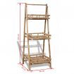 3-Tier Folding Bamboo Plant Rack