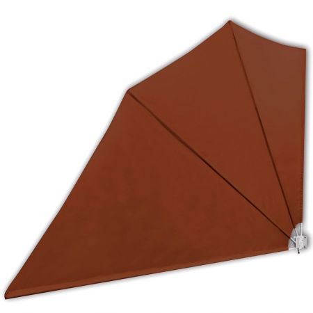 Collapsible Terrace Side Awning Terracotta 160x240 cm