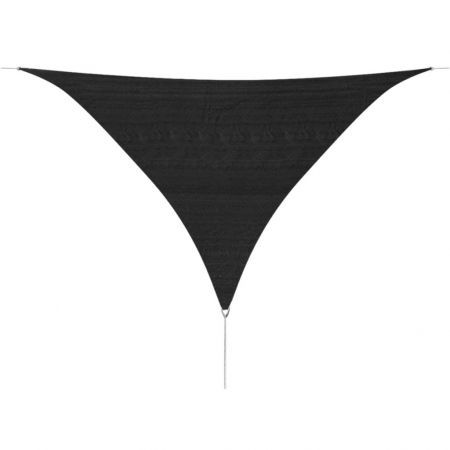Sunshade Sail HDPE Triangular 5x5x5 m Anthracite