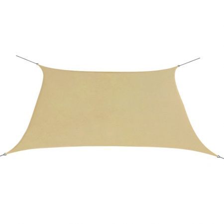 Sunshade Sail Oxford Fabric Square 3.6x3.6 m Beige