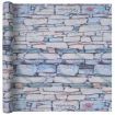 Balcony Screen Oxford Fabric 75x400 cm Stone Wall Print