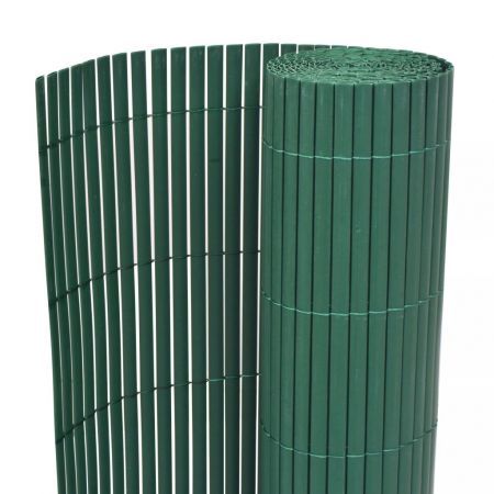 Double-Sided Garden Fence 90x300 cm Green