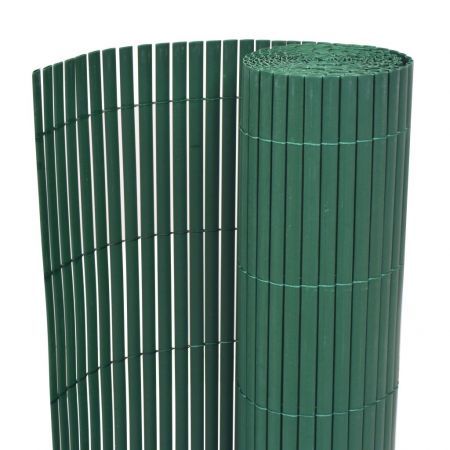 Double-Sided Garden Fence 90x500 cm Green