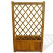 Garden Planter with Trellis Solid Acacia Wood