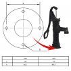 Garden Hand Water Pump Cast Iron