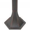 Garden Post Lights 6 pcs E27 110 cm Aluminium Bronze