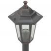 Garden Post Lights 6 pcs E27 110 cm Aluminium Bronze