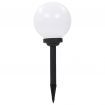 Outdoor Solar Lamps 3 pcs LED Spherical 20 cm RGB