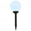 Outdoor Solar Lamps 3 pcs LED Spherical 20 cm RGB