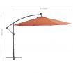 Outdoor Parasol with Metal Pole 300x200 cm Anthracite