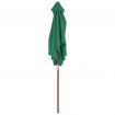 Cantilever Umbrella with LED Lights and Steel Pole 300 cm Taupe