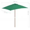 Cantilever Umbrella with LED Lights and Metal Pole 350 cm Sand