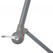 Cantilever Umbrella with LED Lights and Metal Pole 350 cm Sand