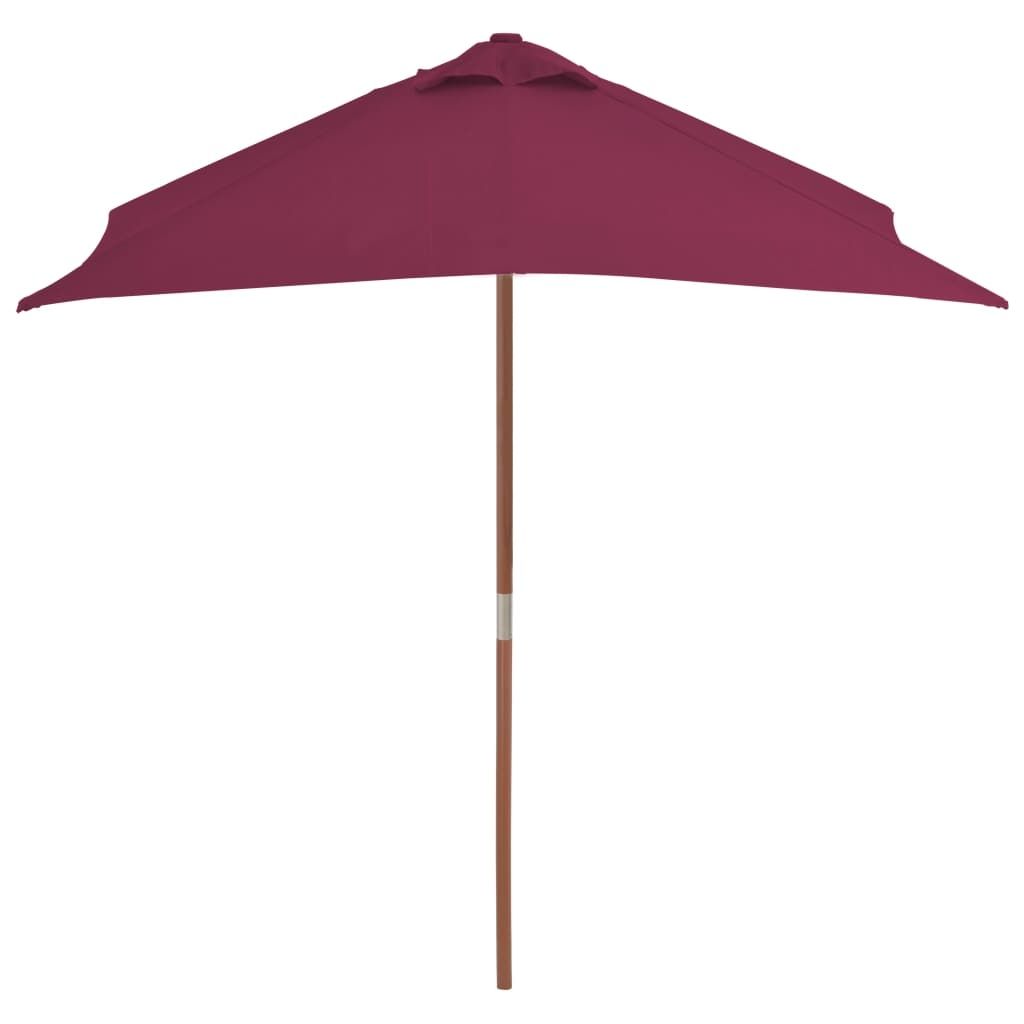 Cantilever Umbrella with LED Lights and Metal Pole 350 cm Anthracite