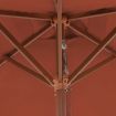 Cantilever Umbrella with LED Lights and Metal Pole 350 cm Anthracite