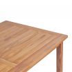 Outdoor Bar Table 120x65x110 cm Solid Teak