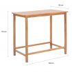 Outdoor Bar Table 120x65x110 cm Solid Teak