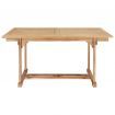 Extending Dining Table 150-200x100x75 cm Solid Teak Wood