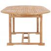 Extending Dining Table 150-200x100x75 cm Solid Teak Wood