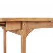 Extending Dining Table 150-200x100x75 cm Solid Teak Wood