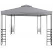 Garden Pavilion with Table and Benches 2.5x1.5x2.4 m Anthracite