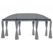 Gazebo with Curtains 530x350x265 cm Anthracite